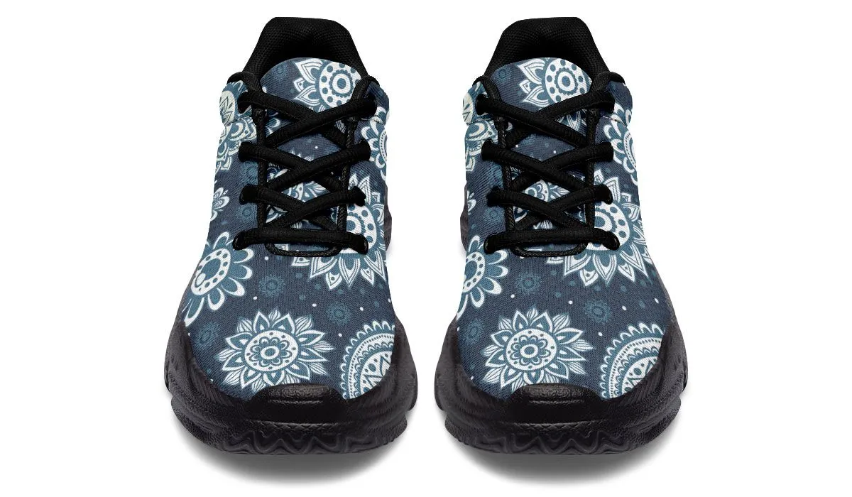 Flower Mandala Chunky Sneakers