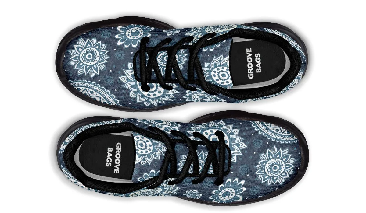 Flower Mandala Chunky Sneakers