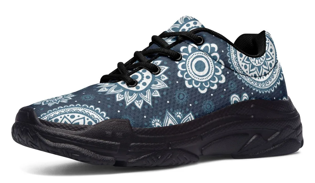Flower Mandala Chunky Sneakers