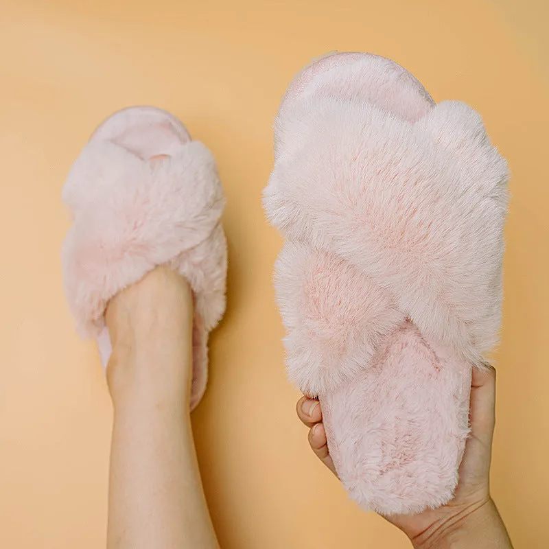 Fluffy Ladies Slippers Luxurious and Chic | Brodtica.com