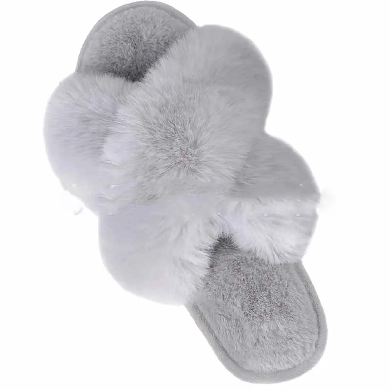 Fluffy Ladies Slippers Luxurious and Chic | Brodtica.com