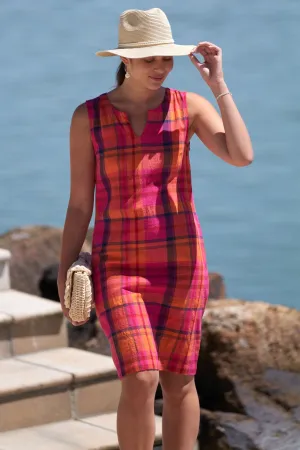 Foil FO7465 Pink Check Sun-Sational Dress