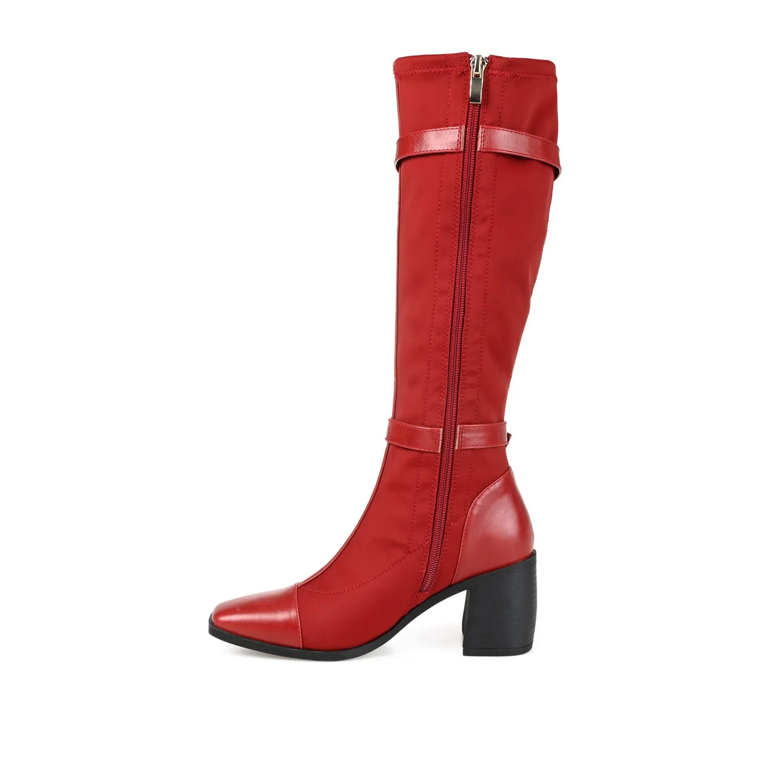 GAIBREE KNEE-HIGH BOOTS IN STRETCHY FABRIC