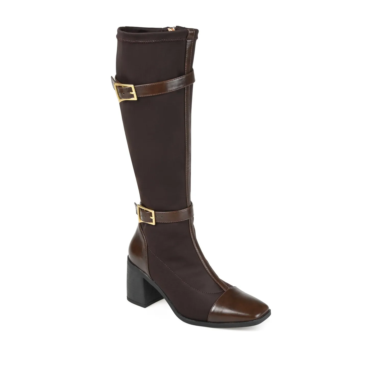 GAIBREE KNEE-HIGH BOOTS IN STRETCHY FABRIC