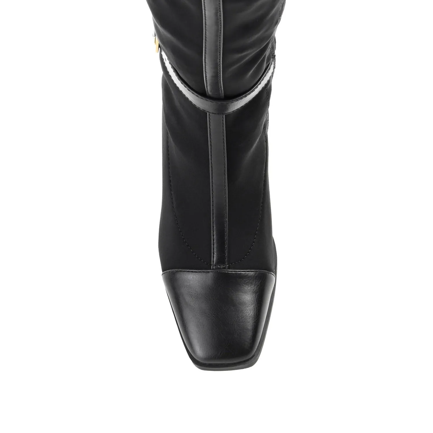 GAIBREE KNEE-HIGH BOOTS IN STRETCHY FABRIC