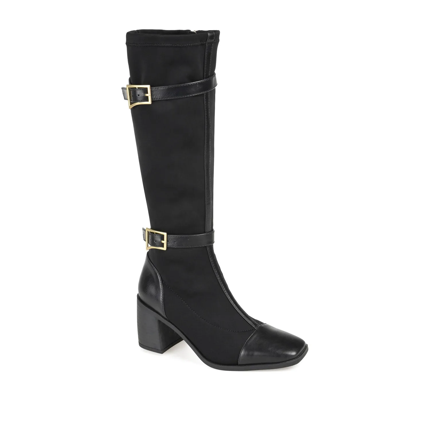 GAIBREE KNEE-HIGH BOOTS IN STRETCHY FABRIC