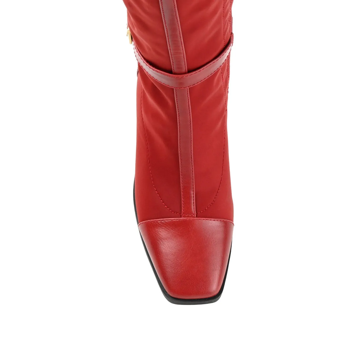 GAIBREE KNEE-HIGH BOOTS IN STRETCHY FABRIC
