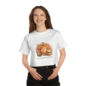 GOD is within Her Cropped T-Shirt