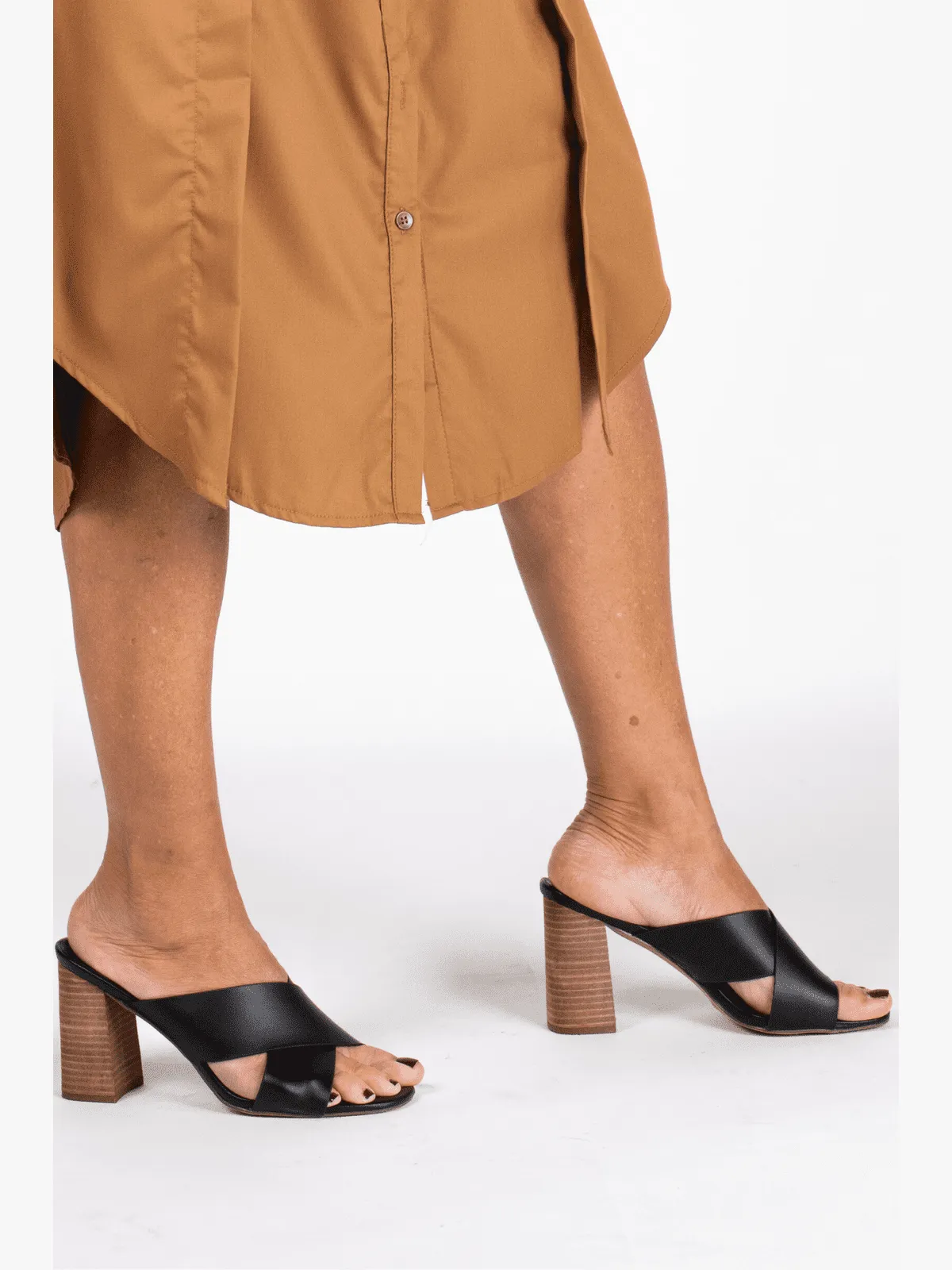 Goya Criss Cross Black - Heels
