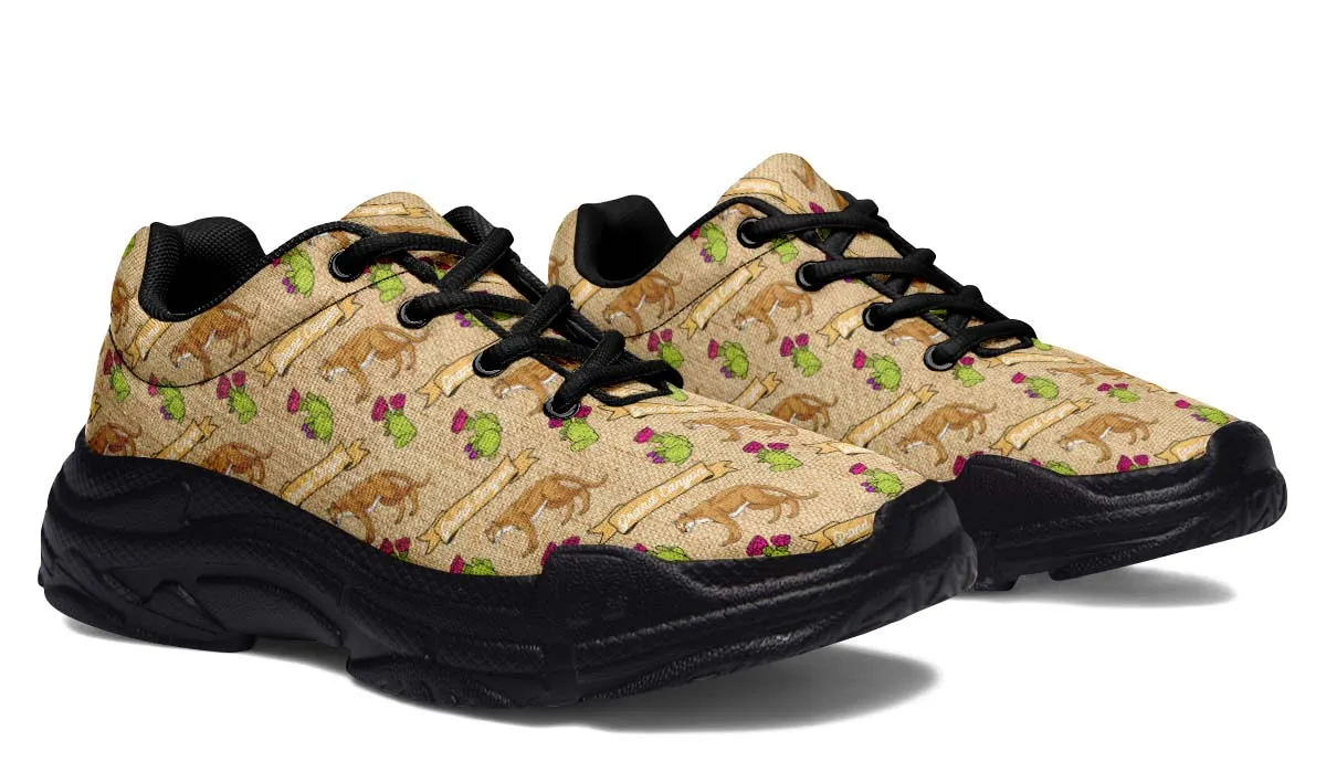 Grand Canyon Pattern Chunky Sneakers