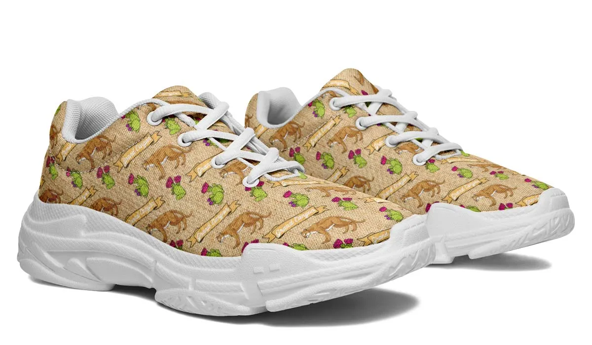 Grand Canyon Pattern Chunky Sneakers