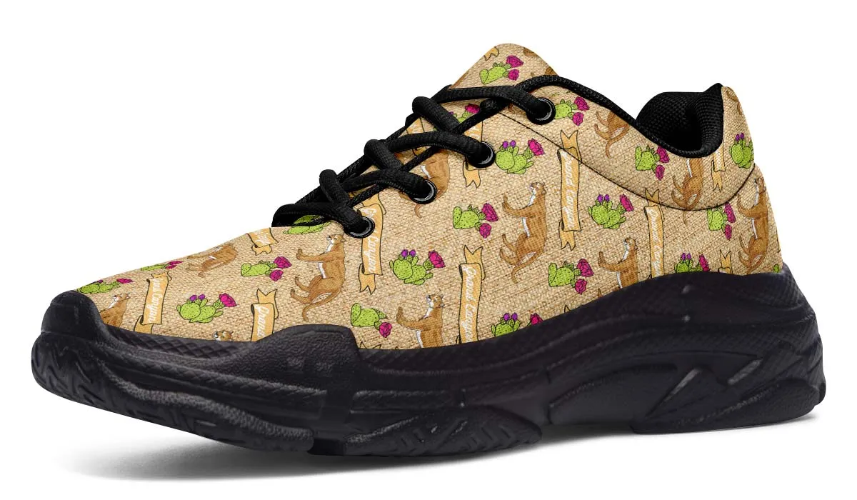 Grand Canyon Pattern Chunky Sneakers
