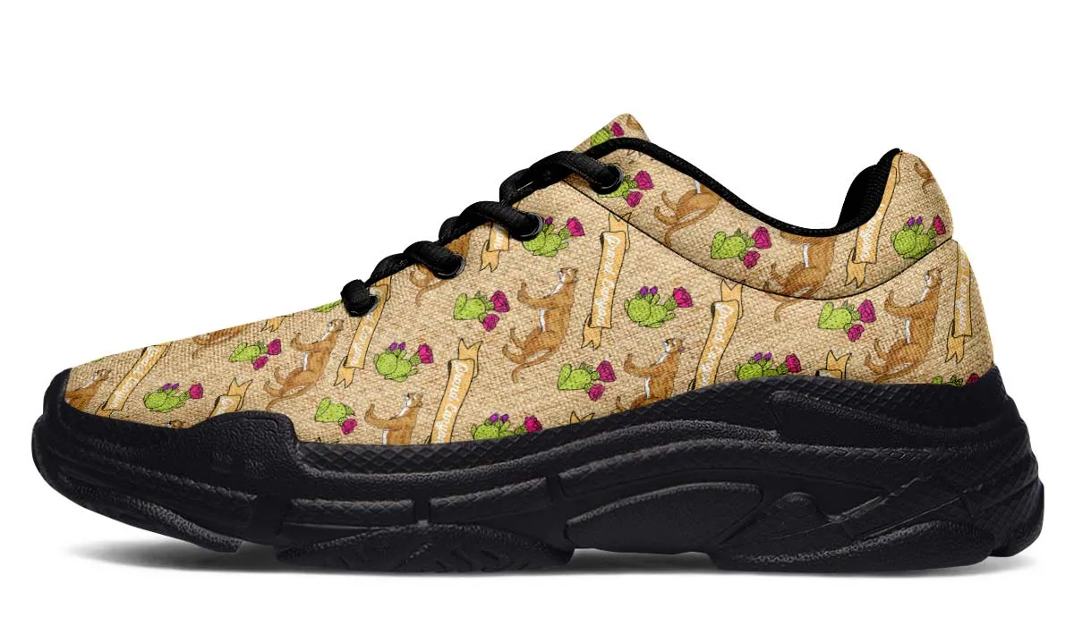 Grand Canyon Pattern Chunky Sneakers