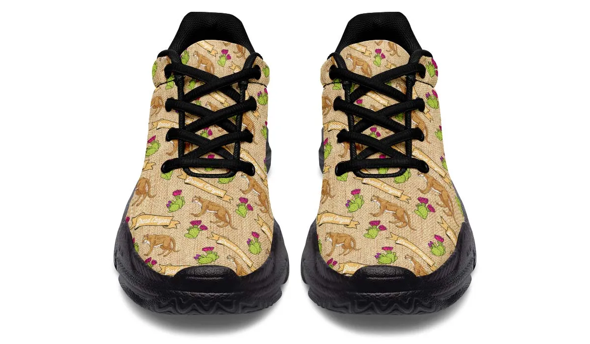 Grand Canyon Pattern Chunky Sneakers