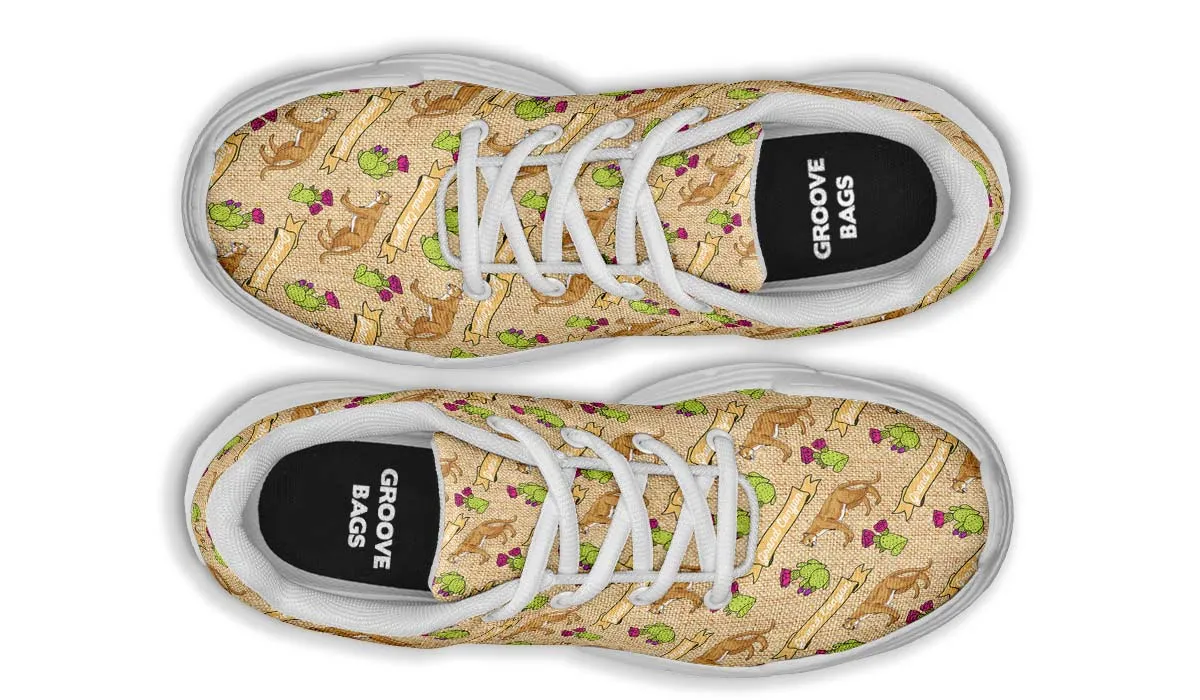 Grand Canyon Pattern Chunky Sneakers