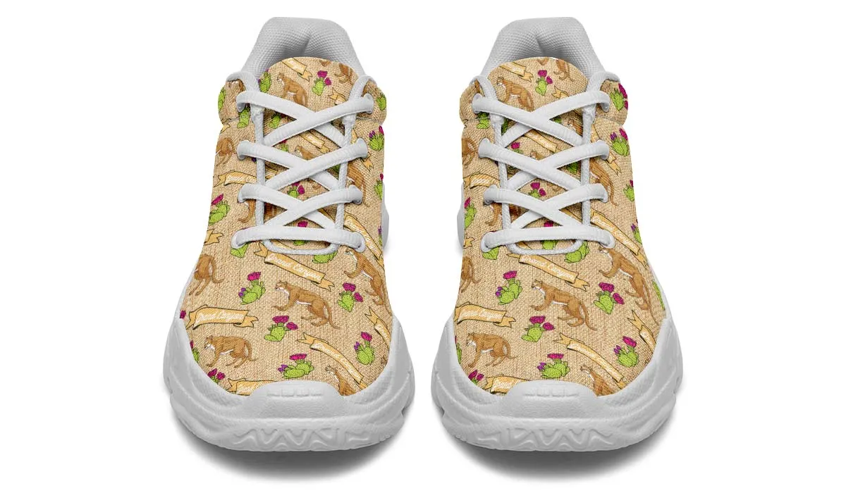 Grand Canyon Pattern Chunky Sneakers