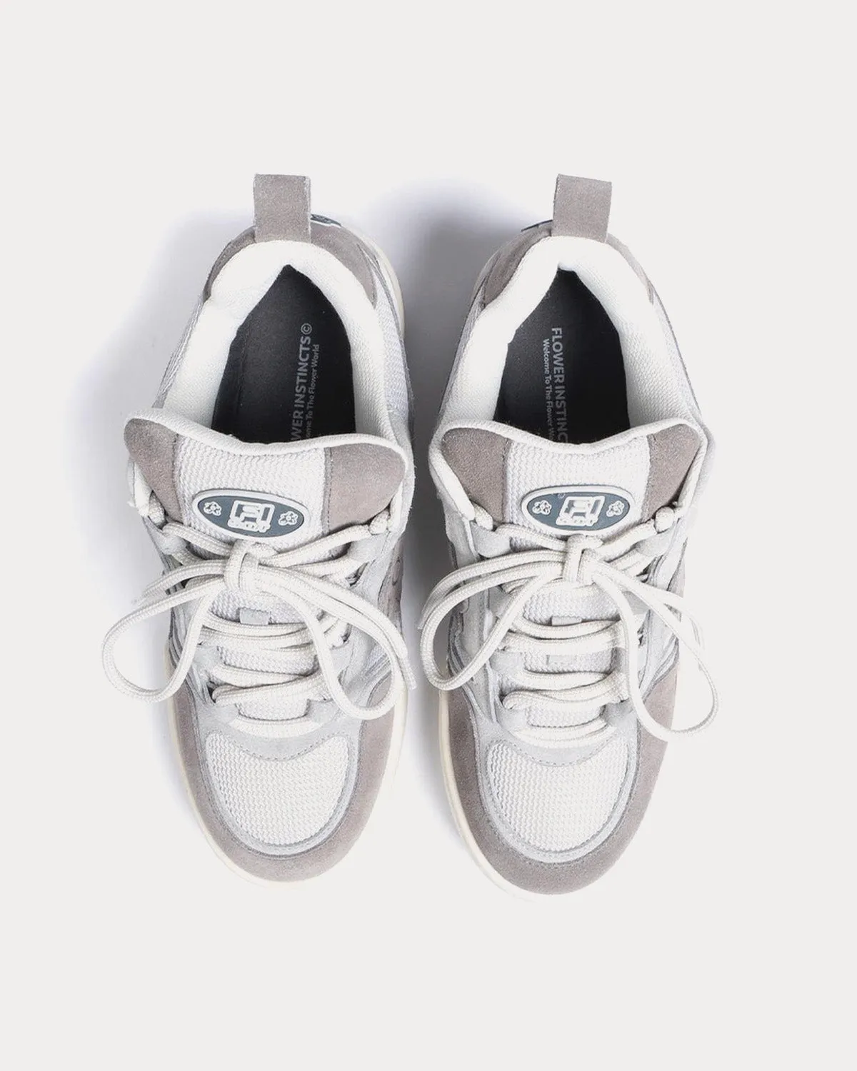 Grape OG Grey / White Low Top Sneakers