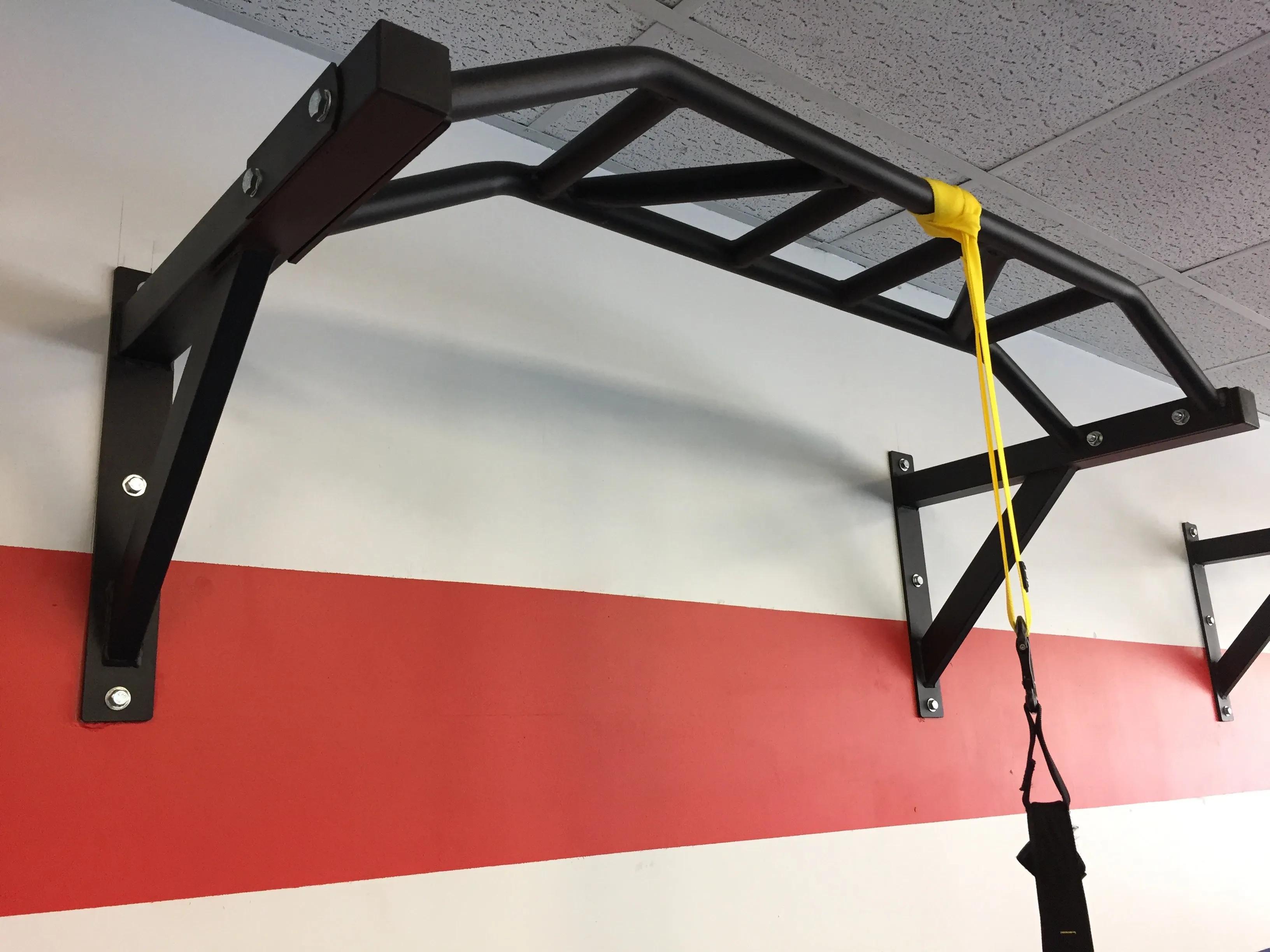 Gronk Fitness Multi-Grip Wall Mounted Pull-Up Bar