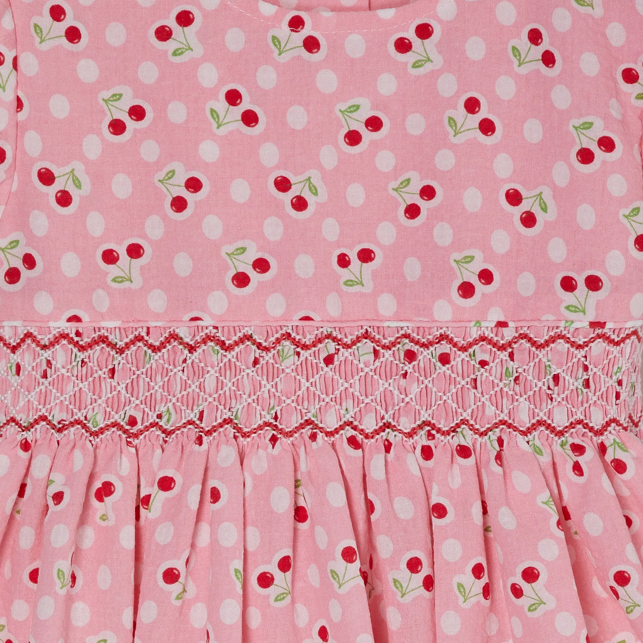 Hand-Smocked Girls Dress - Sakura