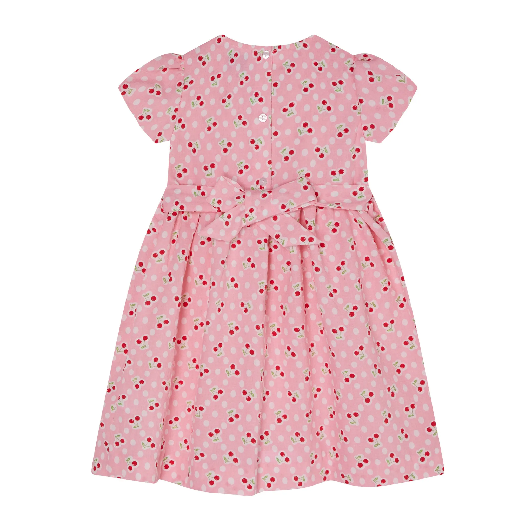Hand-Smocked Girls Dress - Sakura
