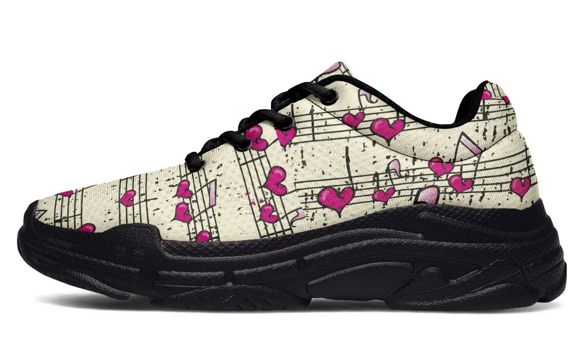 Heart Music Chunky Sneakers