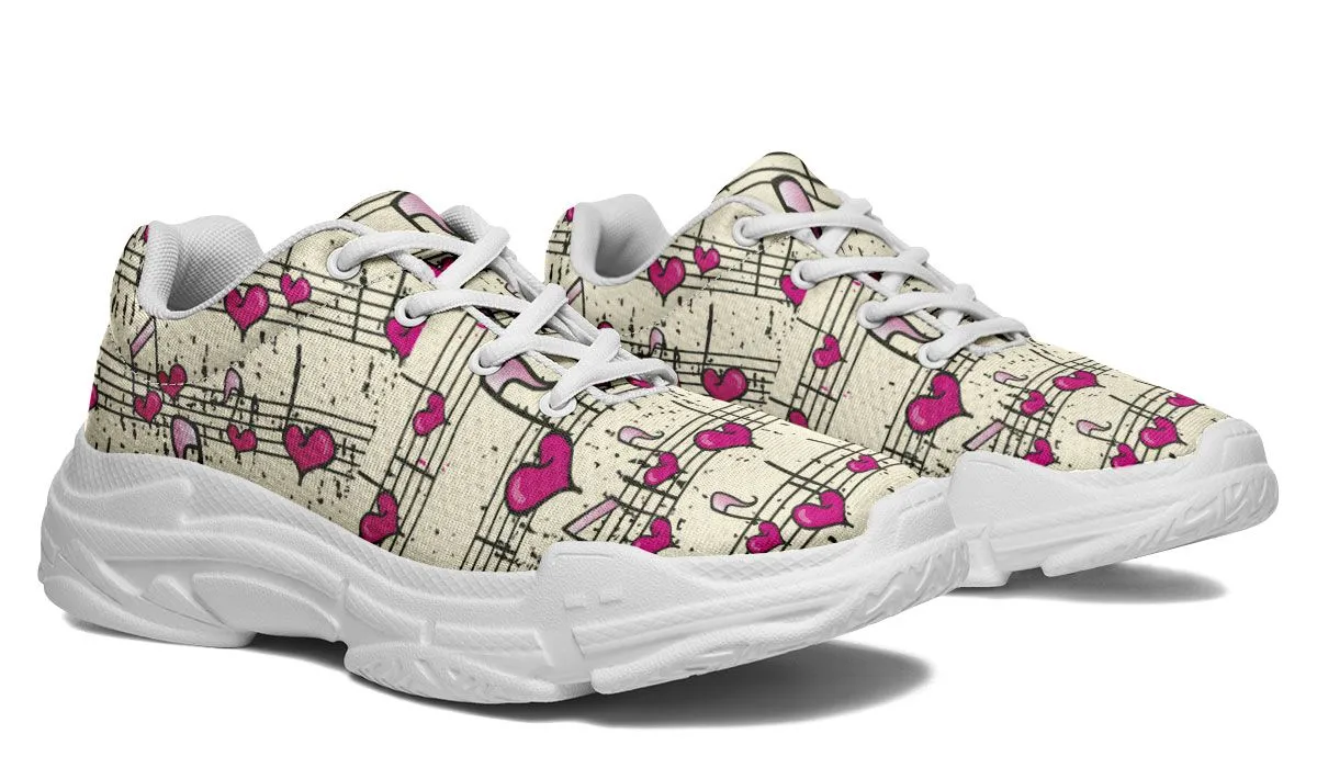 Heart Music Chunky Sneakers