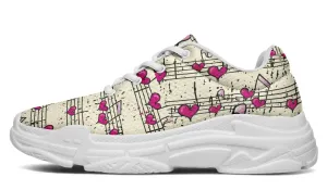 Heart Music Chunky Sneakers