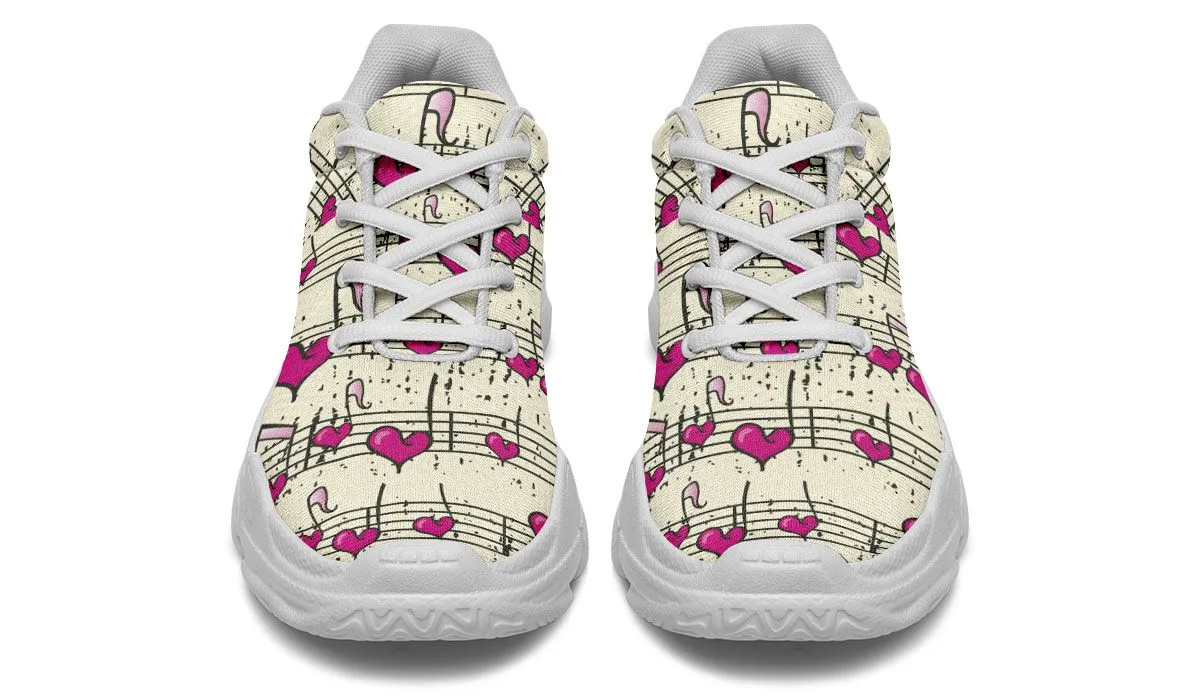 Heart Music Chunky Sneakers