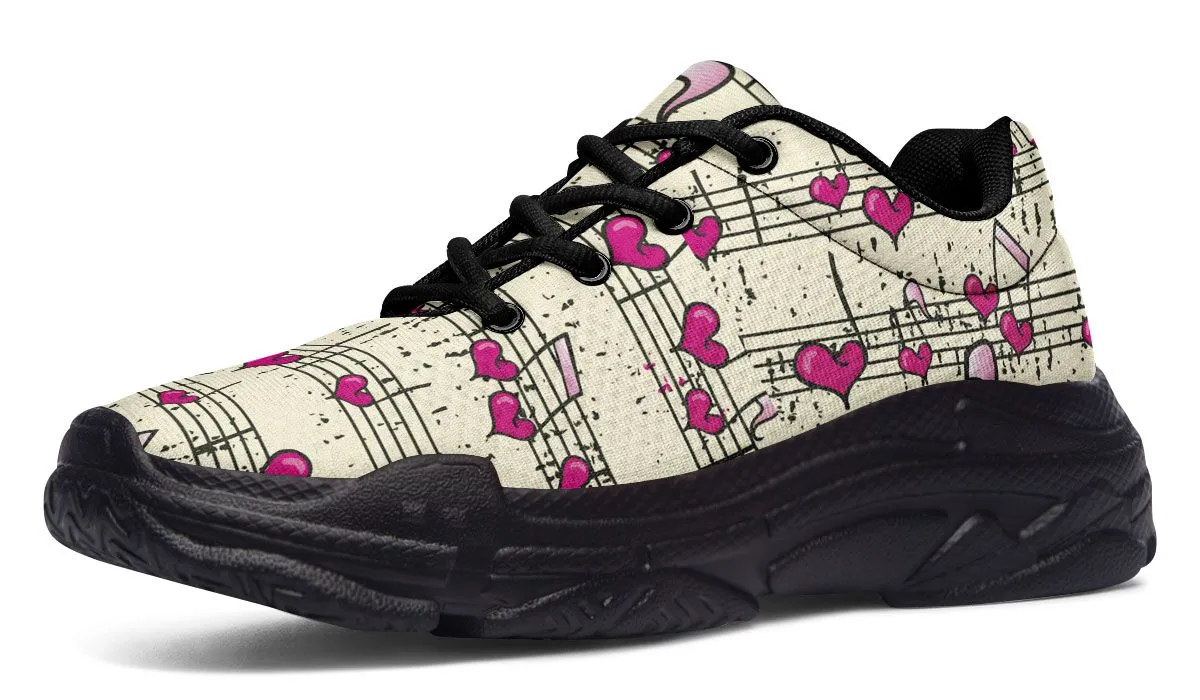 Heart Music Chunky Sneakers