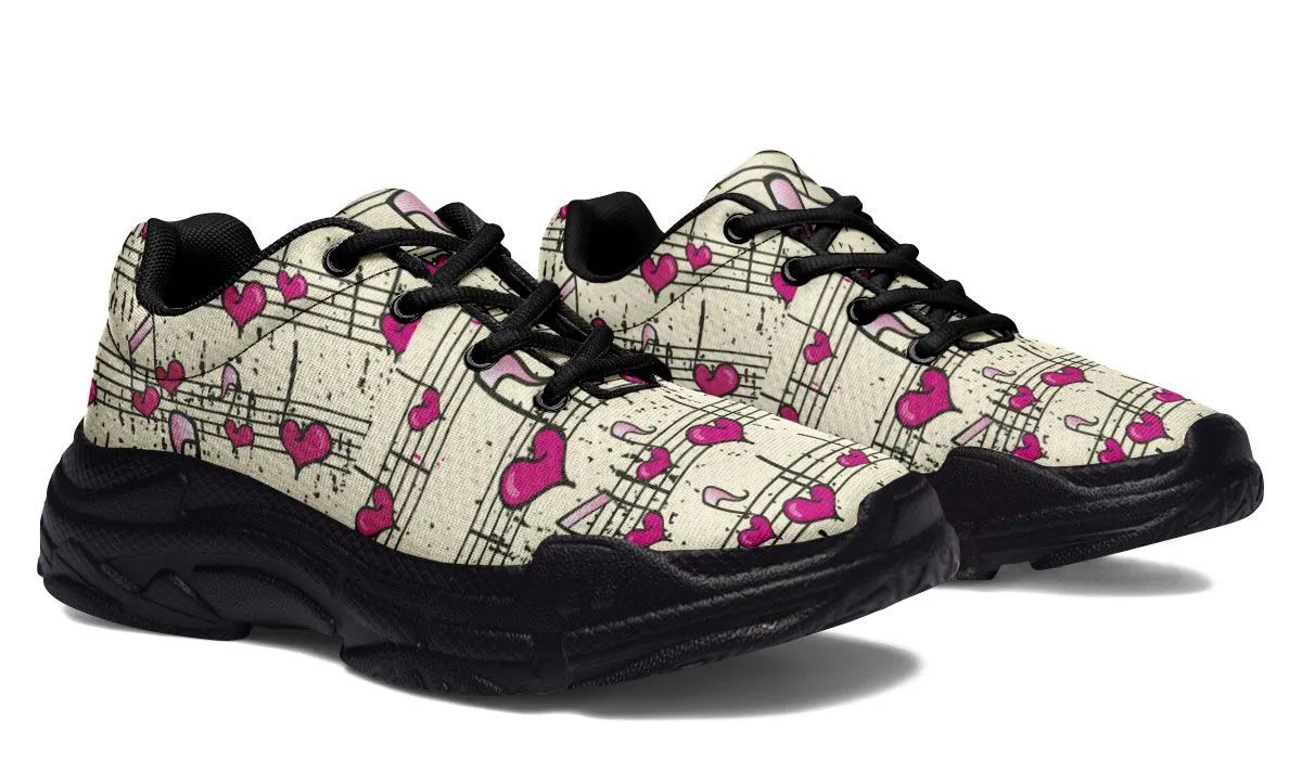 Heart Music Chunky Sneakers