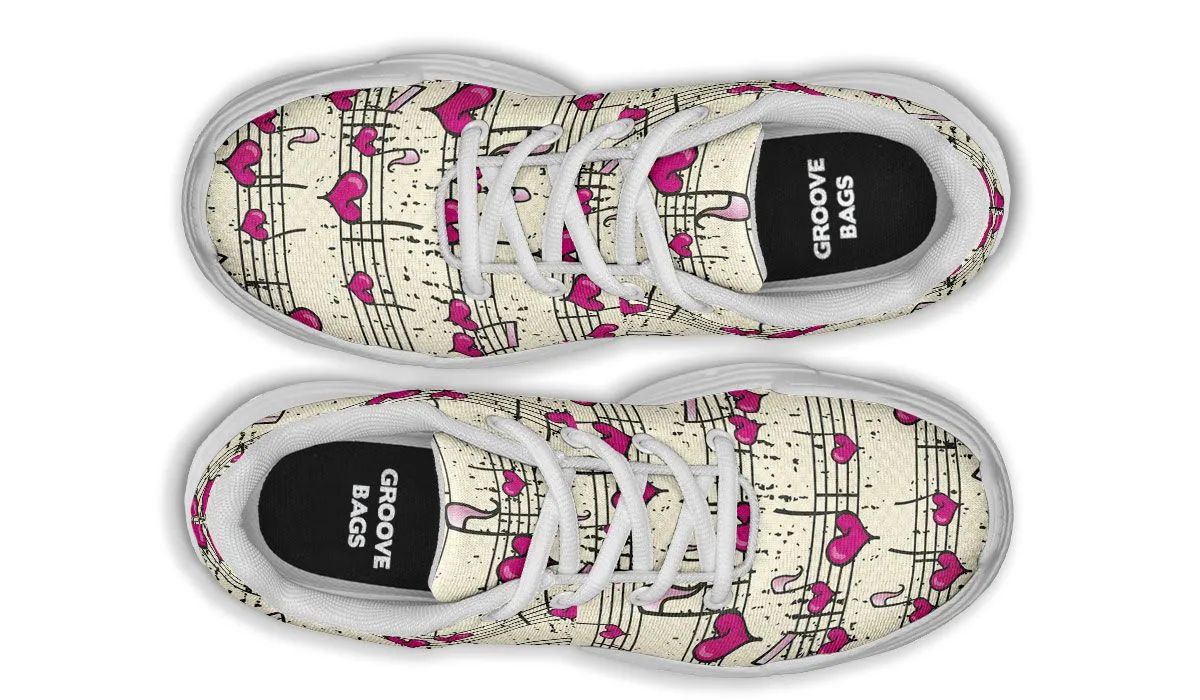 Heart Music Chunky Sneakers