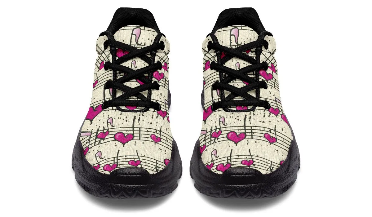 Heart Music Chunky Sneakers