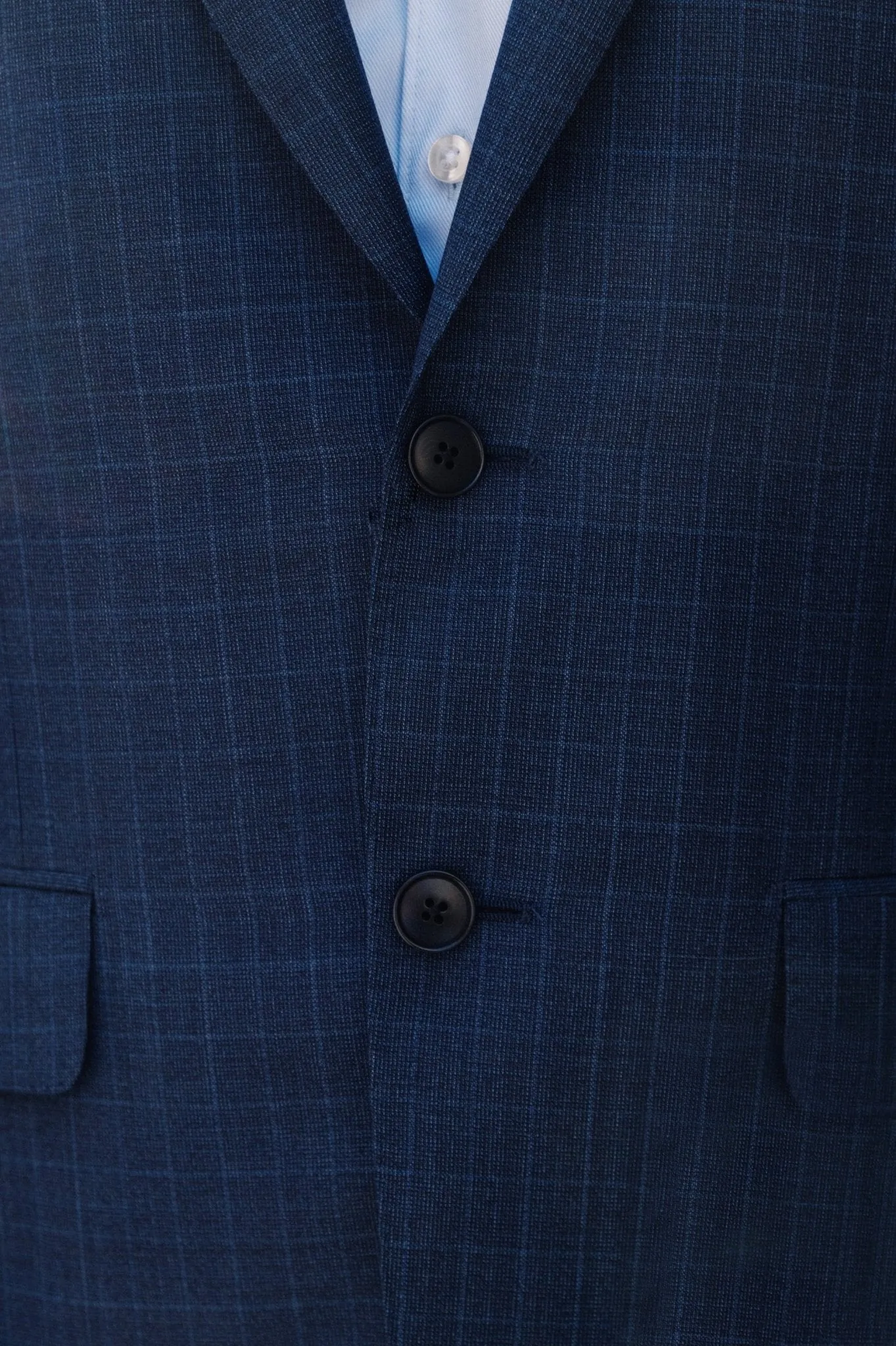 HENRY SARTORIAL HERITAGE Zegna Traveller™ Check Suit NAVY REG