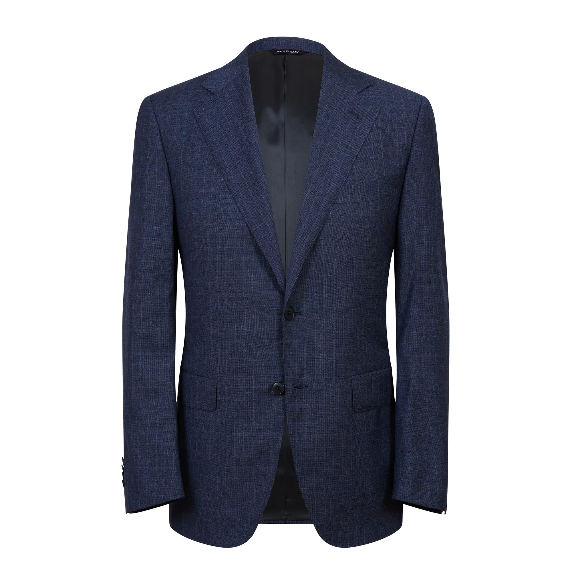 HENRY SARTORIAL HERITAGE Zegna Traveller™ Check Suit NAVY REG