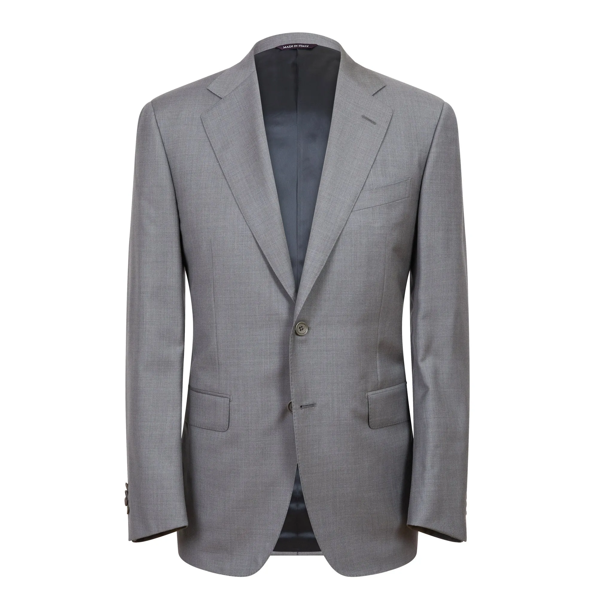 HENRY SARTORIAL HERITAGE Zegna Traveller™ Plain Suit GREY REG