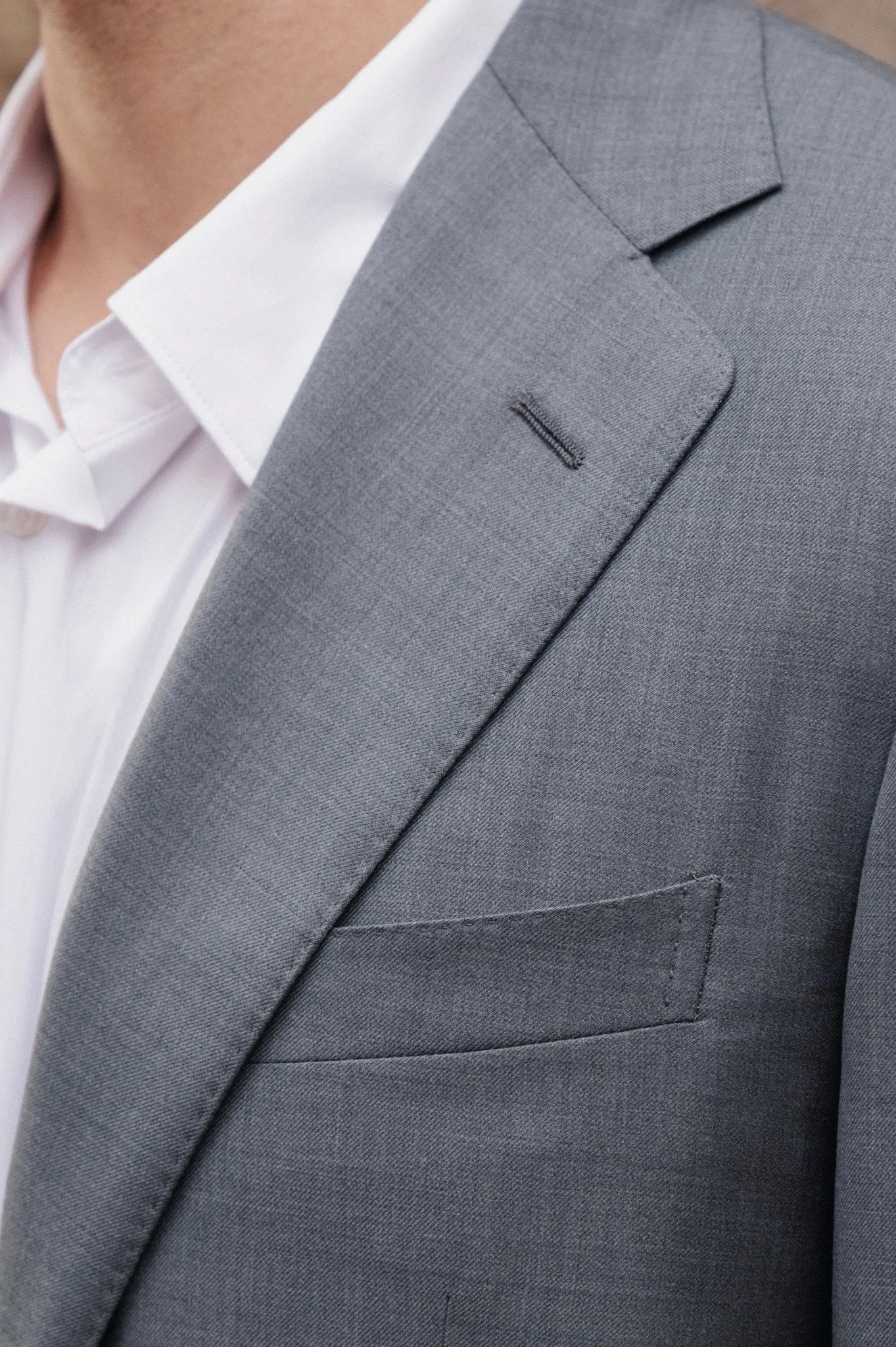 HENRY SARTORIAL HERITAGE Zegna Traveller™ Plain Suit GREY REG