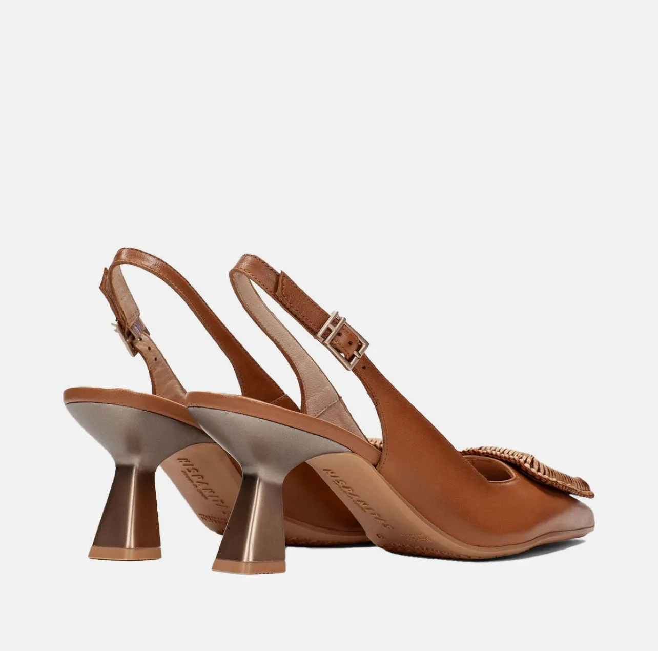 Hispanitas - HV253910 Tan Kitten Heel Slingback