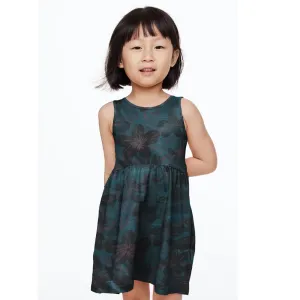 HM Girl's Enchanting Floral Sleeveless Flare Dress