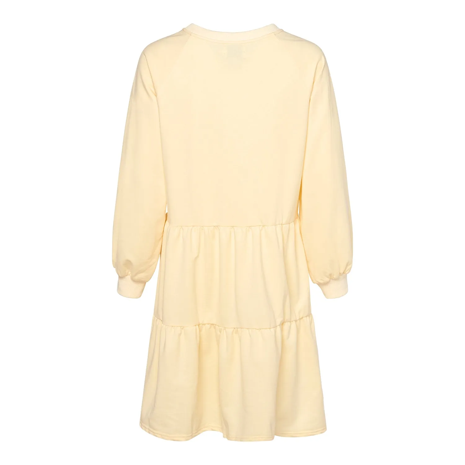 Holly Sweat Dress - Light Yellow