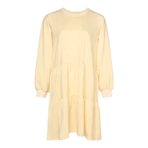 Holly Sweat Dress - Light Yellow