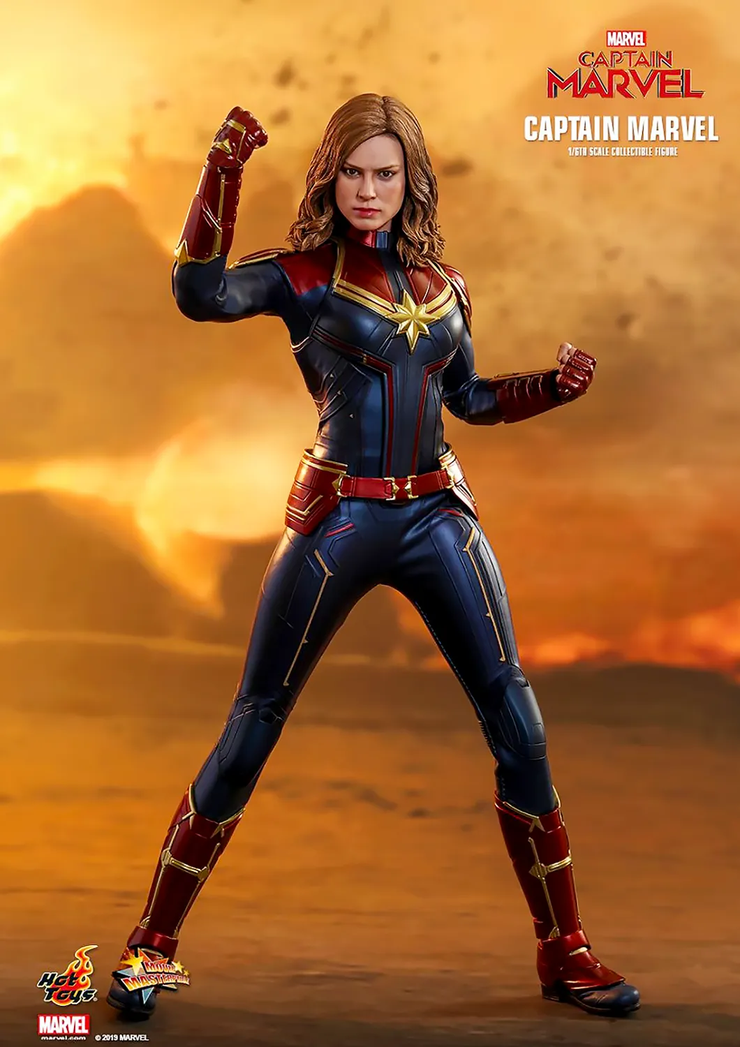 HOT TOYS CAPTAIN MARVEL COLLECTIBLE FIGURE 1/6TH SCALE - MMS521