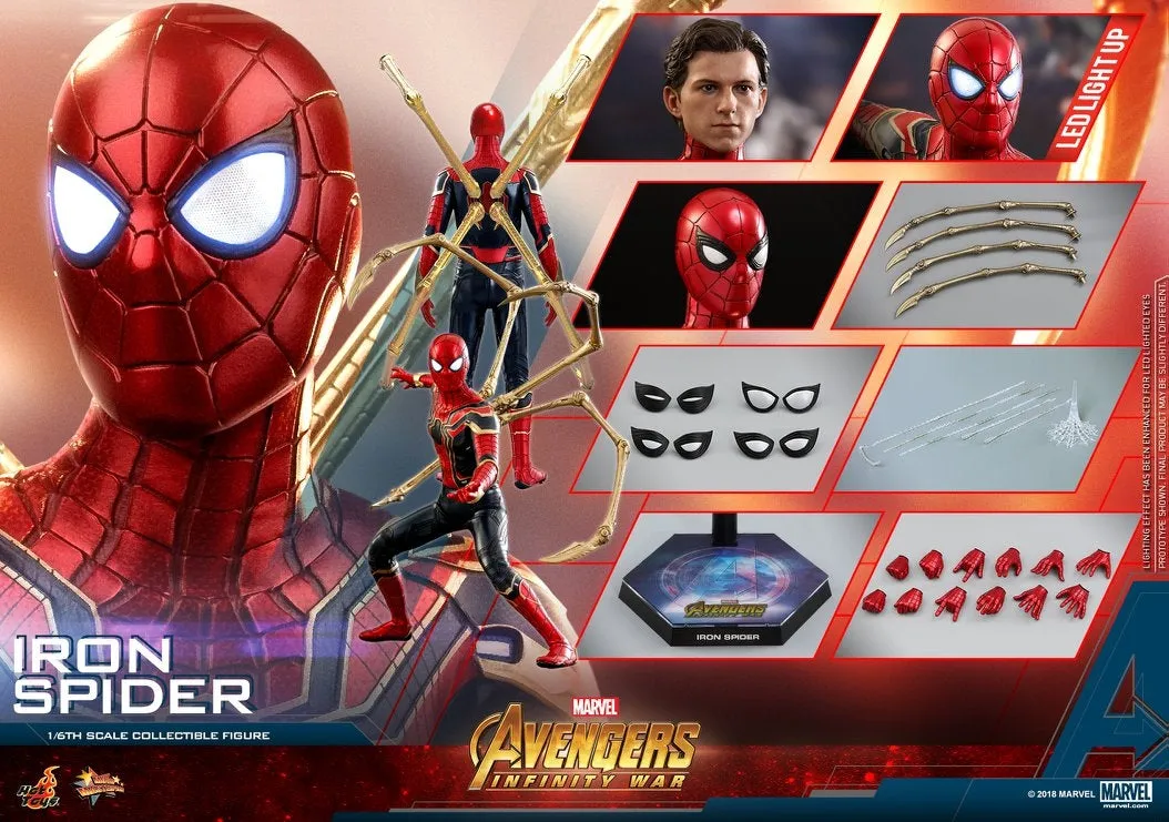 Hot Toys - MMS482 - Avengers Infinity War - 1/6th scale Iron Spider Collectible Figure