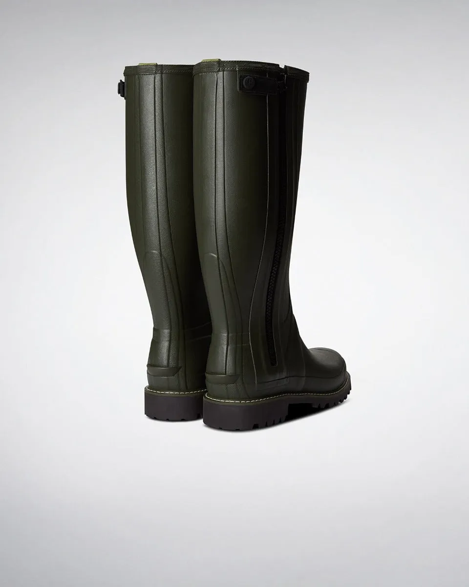 Hunter Boots Balmoral Full Rubber Zip Wellington Boots