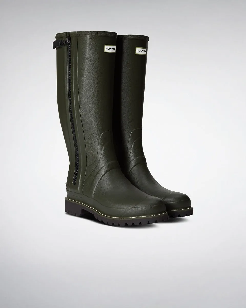 Hunter Boots Balmoral Full Rubber Zip Wellington Boots