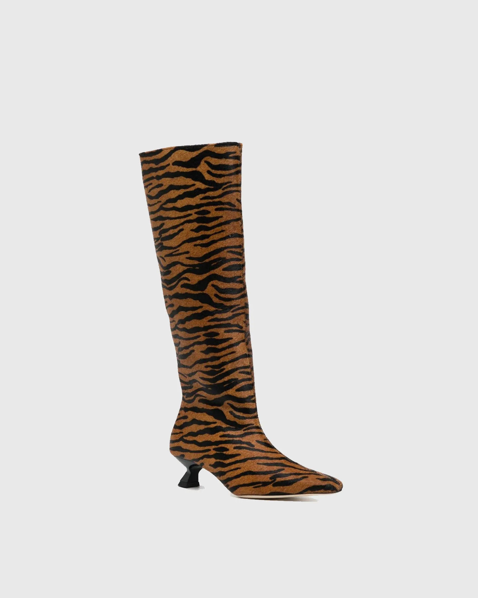 Jolanda Tiger Stripe Knee High Boots