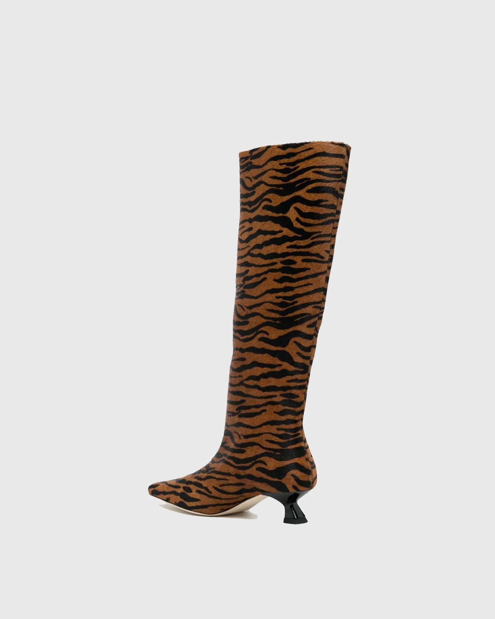 Jolanda Tiger Stripe Knee High Boots