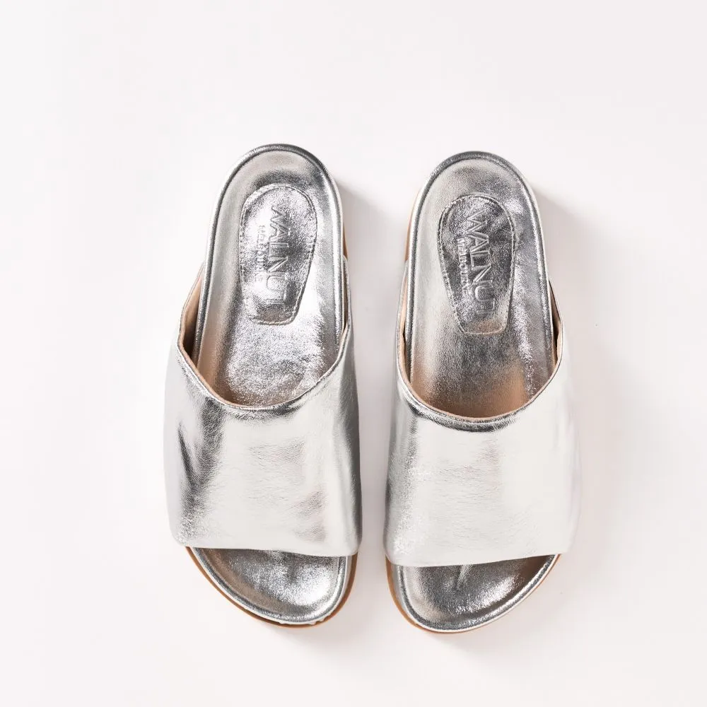 KENDALL LEATHER SLIDE
