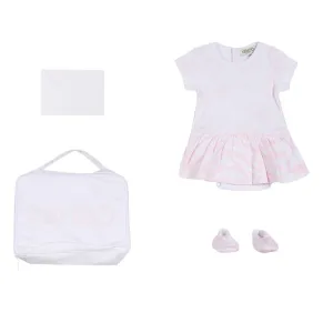 Kenzo Kids tiger print dress pink