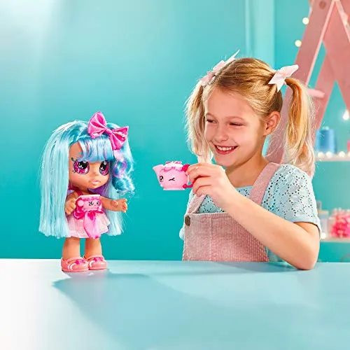 Kindi Kids Fun Time Friends - Pre-School Play Doll, Bella Bow - for Ages 3  | Changeable Clothes and Removable Shoes