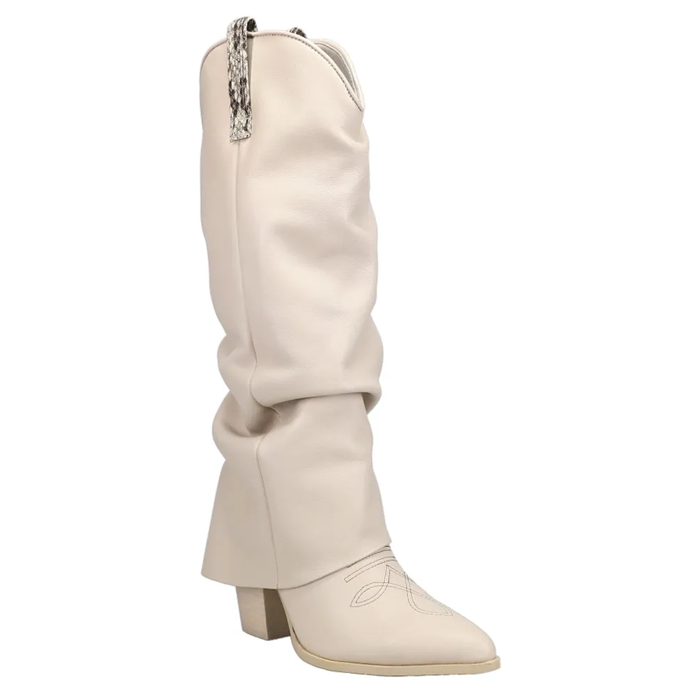 Lassy Snake Pointed Toe Pull On Cowboy Boots